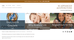 Desktop Screenshot of njadvancedacupuncture.com